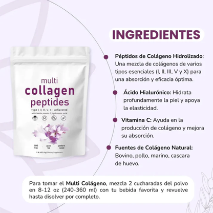 🌸 🌸 MULTI COLLAGEN PEPTIDES ⭐⭐⭐⭐⭐ Belleza & Bienestar desde Adentro